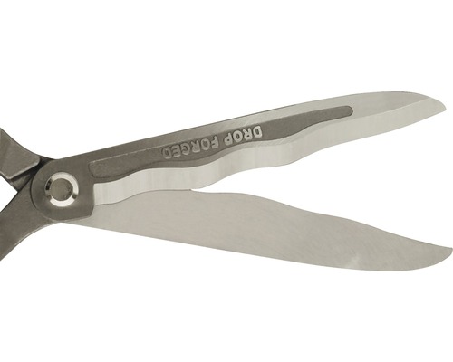 Metallschere mit der Aufschrift Drop Forged