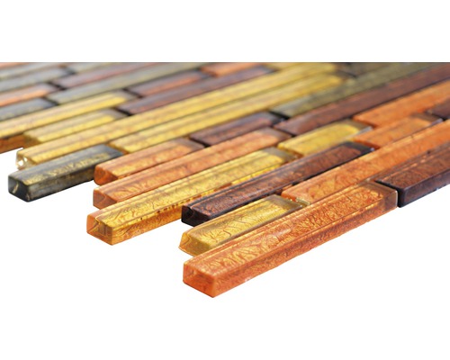 Mosaikfliese aus Glas im Detail