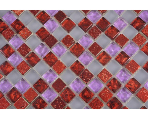 Mosaikfliese mit quadratischen Steinen