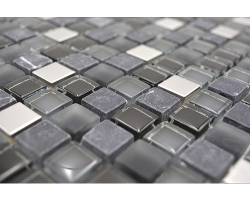 Mosaikfliesen aus Glas und Stein