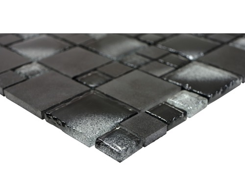 Mosaikfliese aus Glas und Stein