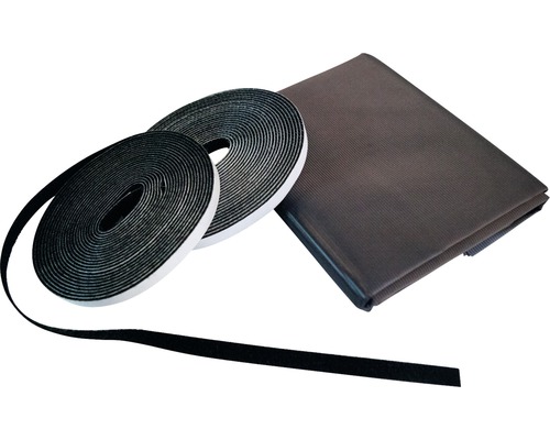 Fliegengitter mit zwei Klebebandrollen