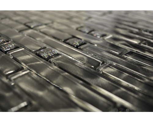 Nahaufnahme von Glasmosaikfliesen