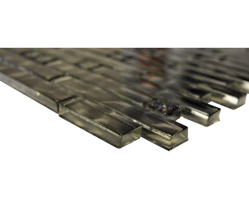 Mosaikfliese aus Glas im Querformat