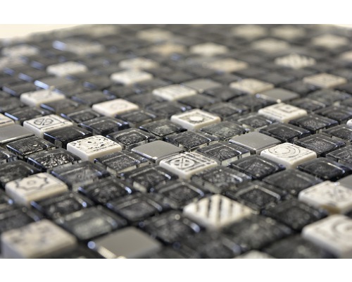 Mosaikfliesen mit quadratischen Elementen