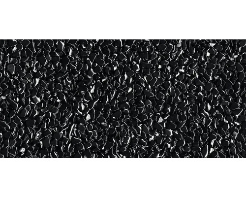 Steinteppich-Set 1 m² Ravello Mittel Schwarz Innenbereich - Boden Dekorativer Ziersplitt