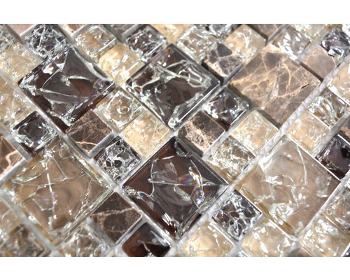 Mosaikfliesen aus Glas und Marmor