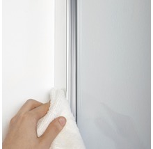 Schiebetür für Seitenwand Breuer Panorama Soft&Silent 120 cm Anschlag links Klarglas Profilfarbe chrom-thumb-4