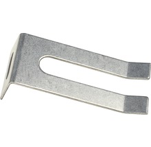 Metallklammer mit U-förmiger Aussparung und Montagewinkel
