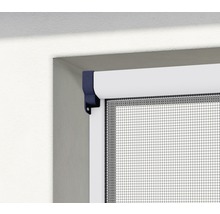 Insektenschutz-Rollo-Fenster Rhino Screen ohne Bohren weiss 130x160 cm