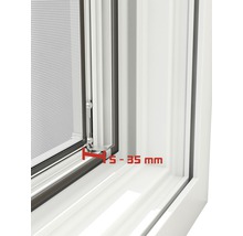 Insektenschutz Spannrahmen EXPERT für Fenster ohne Bohren weiss 100x120 cm-thumb-7