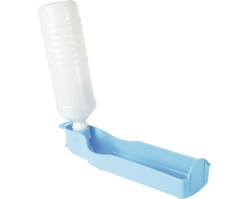 Trinkbrunnen für Haustiere mit Wasserflasche