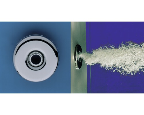 Düsenkopf für Whirlpool und Wasserstrahl im Betrieb