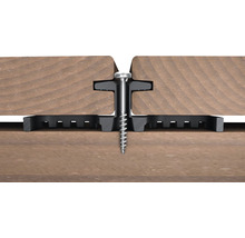Terraflex Abstandhalter 9 mm für Holz-Unterkonstruktion mit Edelstahlschraube C1 5x50 mm 1 Pack = 120 Stück-thumb-9