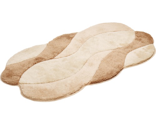 Badteppich mit wellenförmigem Muster