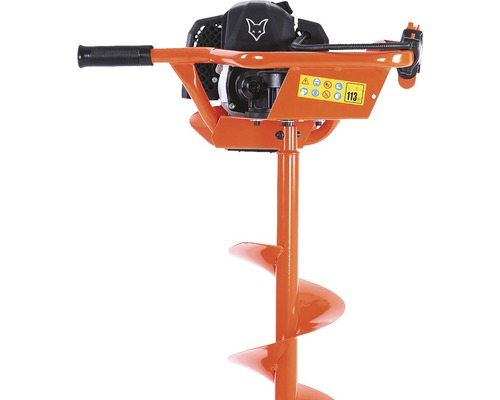 Erdlochbohrer mit spiralförmigem Bohrkopf für Gartenbau und Landschaftsbau