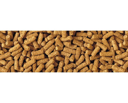 Nahaufnahme von Tierfutter-Pellets