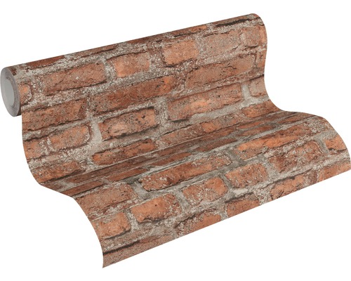 Tapetenrolle mit Backsteinmuster
