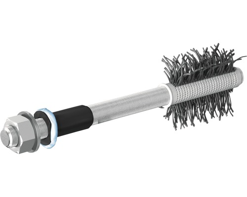 Reinigungswerkzeug mit Bürste, Schraube, Mutter und Dichtung