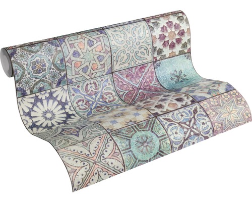 Tapetenrolle mit Fliesenmuster