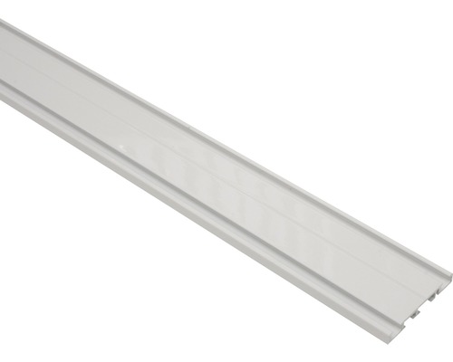 Aluminium-Vorhangschiene weiß 2-läufig 150 cm