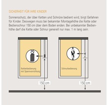 Soluna Verdunkelungsrollo D6, Struktur braun, 120x190 cm-thumb-8