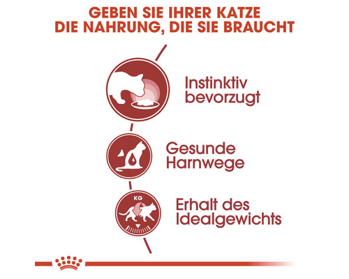 Katzenfutter Vorteile: Instinktiv bevorzugt, gesunde Harnwege, Erhalt des Idealgewichts