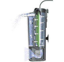 Aquarium Innenfilter mit Wasserfluss Darstellung
