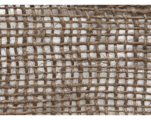 Nahaufnahme von Jutegewebe