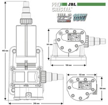 UV-C Wasserklärer JBL ProCristal UV-C Compact Plus 18W-thumb-1