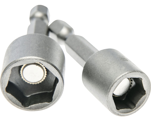 Zwei Sechskant-Steckschlüsseleinsätze