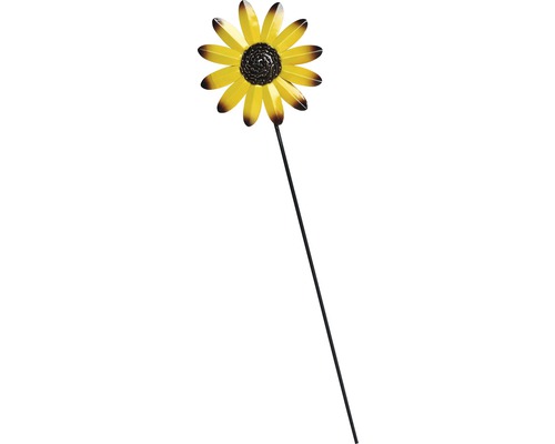 Dekorative Sonnenblume aus Metall für den Garten