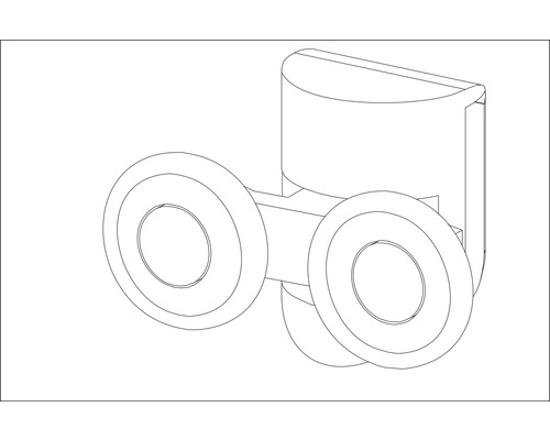 Rollenhalter für Papierrollen