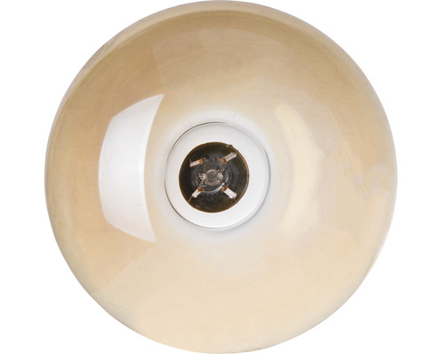 Kugelförmige Glühbirne im Detail