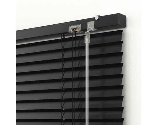 Bella Casa Aluminium-Jalousie, schwarz, 160 x 150 cm
