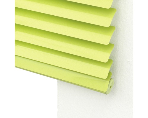 Nahaufnahme einer gefalteten Jalousie