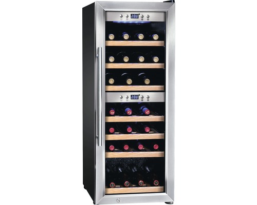 Weinkühlschrank mit mehreren Ablagen zur Lagerung von Weinflaschen