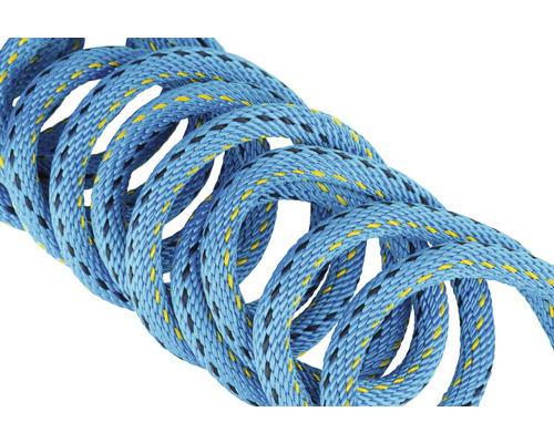 Blaues Seil aus Kunststoff