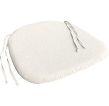 Sitzkissen VEBA für Stuhl 48 x 47 cm Crossback beige