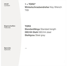 Winkelschraubendreher TX9 TORX 72144-thumb-1