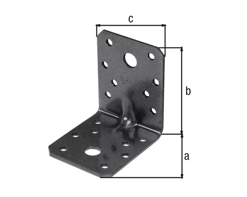 Winkelverbinder mit Abmessungsangaben
