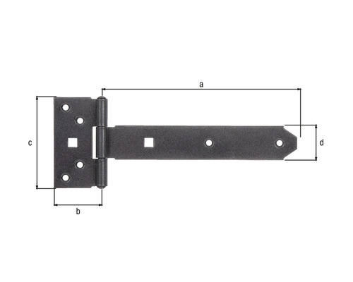 T-Band mit Maßangaben