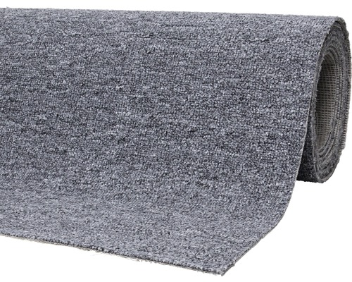 Teppichboden Schlinge Rambo grau | breit (Meterware) HORNBACH cm 400