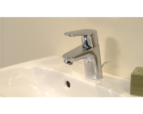 Hansgrohe Focus 70 Waschtischarmatur – Einhebelmischer Mit EcoSmart, Spart Bis Zu 60% Wasser, QuickClean Antikalk