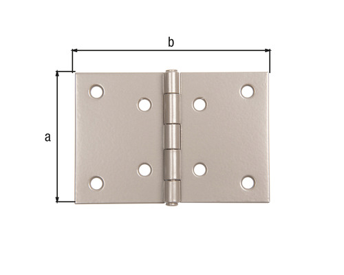 Türband mit Maßangaben a und b.