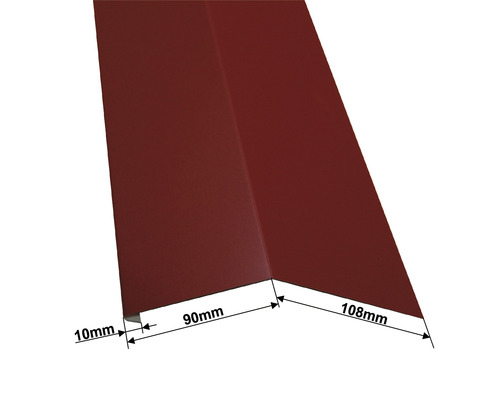 Kantenschutzwinkel mit den Maßen 10 mm, 90 mm und 108 mm