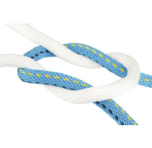 Seil Paraloc Mamutec Polyester blau/gelb/schwarz Ø 10 mm, Meterware