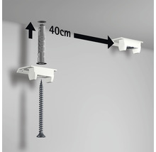 Bilderschiene All-In-One Up Rail 2 m weiß Primer