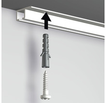 Bilderschiene Top Rail weiß Set 200 cm