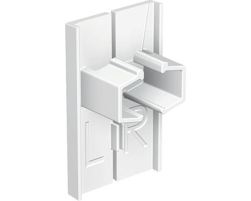 Kunststoffhalterung zur Befestigung von Fensterteilen